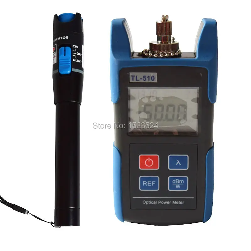 

TL510C -50~+26dB FC SC Connector Mini Optical Power Meter with TL532 Visual Fault Locator Cable Tester 1mw