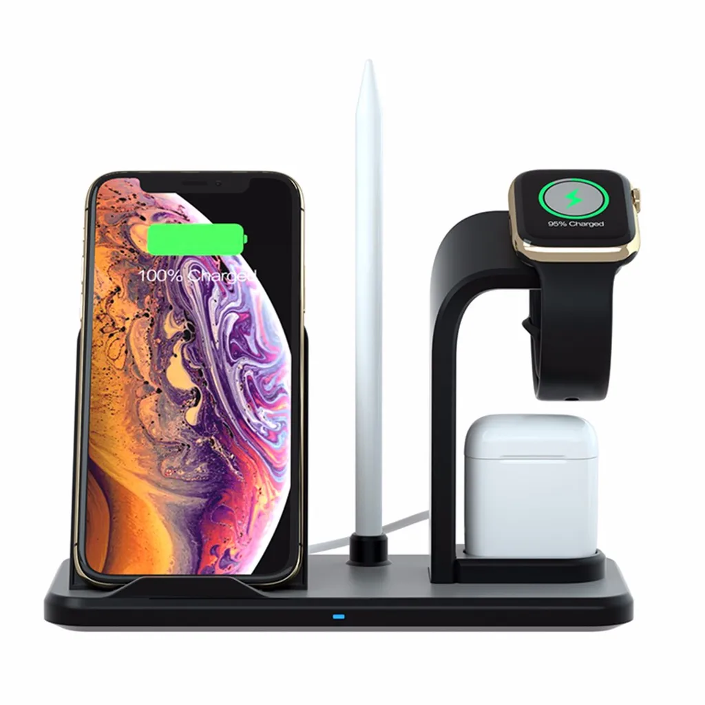 Airpower Беспроводное зарядное устройство для iPhone X XS 8 Беспроводная зарядная панель