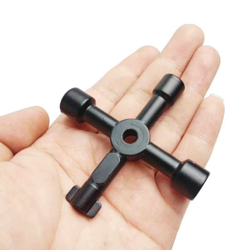 1 шт. ключ крест Треугольники Key для поездов электрическое Лифт кабинет Valve сплава