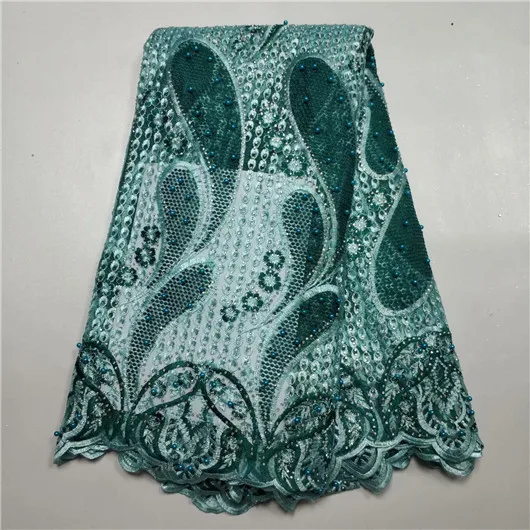 NEW Latest French Nigerian Laces Fabrics High Quality Tulle African Fabric Wedding Lace | Дом и сад