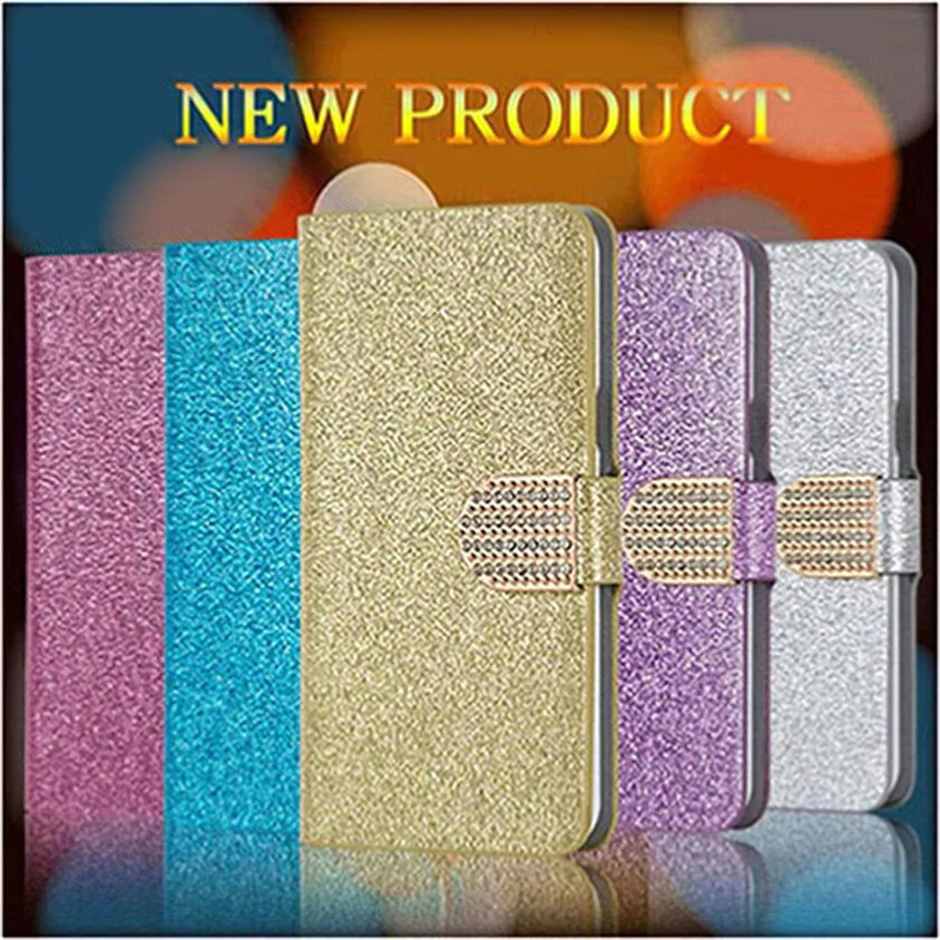 Роскошные Bling кожаный чехол для zte Нубия Z11/Z11 мини NX529J/Z11 S Флип Бумажник блеск