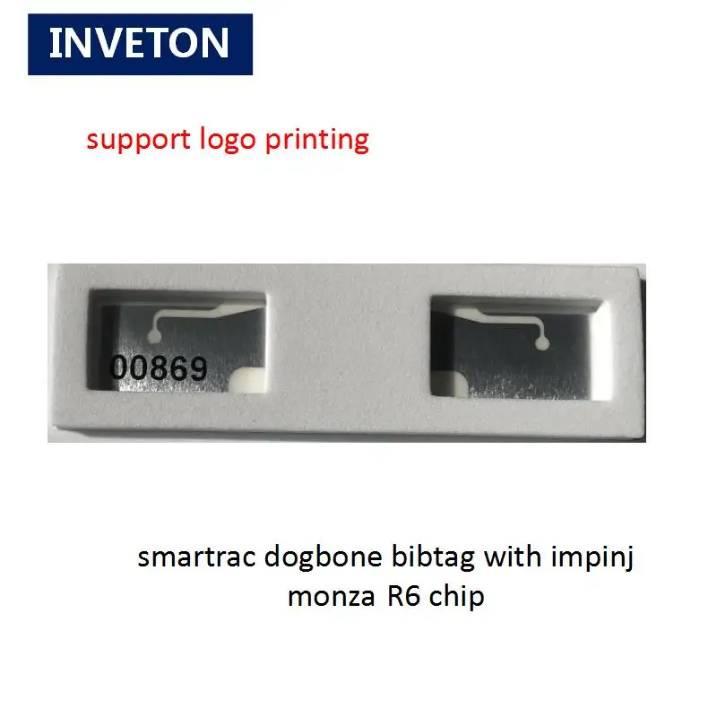 Метки с номером marathon бирка из пенопласта dogbone impinj R6 таймером для гонки микросхем