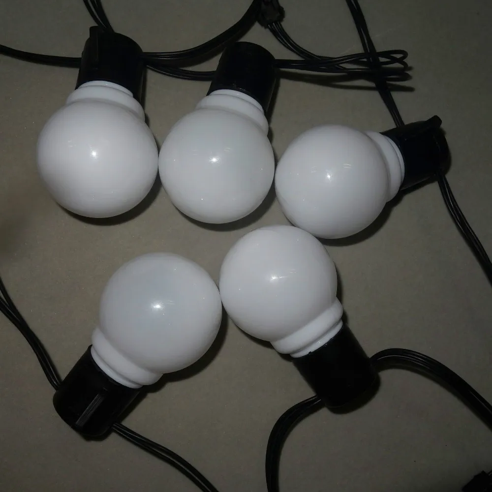 IP68 50mm addressable RGB full color WS2811 8mm globe type pixel lightDC12V input0.24Wwhite base50pcs a string | Освещение