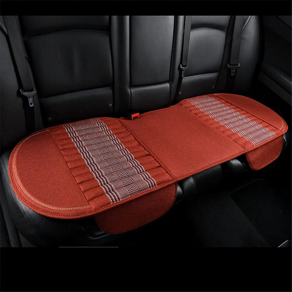 Car Seat Cover Bamboo charcoal flax Cushion Universal Front Rear Back Chair Pad For Renault Scenic Fluence Latitud Kol | Автомобили и