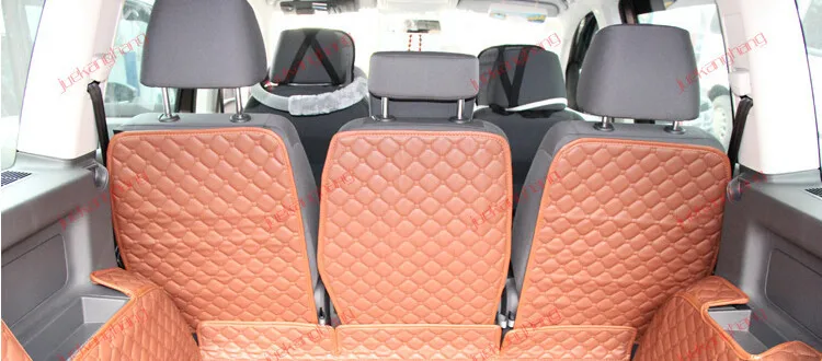 Хорошие коврики! Специальные коврики для багажника для Volkswagen Touran 7 мест-2004 коврик для багажника для Touran 2008