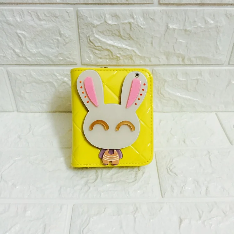 2019 кошелек с мультяшным Кроликом для монет студенческий держатель карт женские