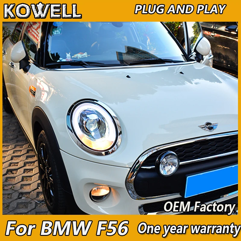 KOWELL автомобильный Стайлинг для Mini F56 cooper светодиодный головной светильник s