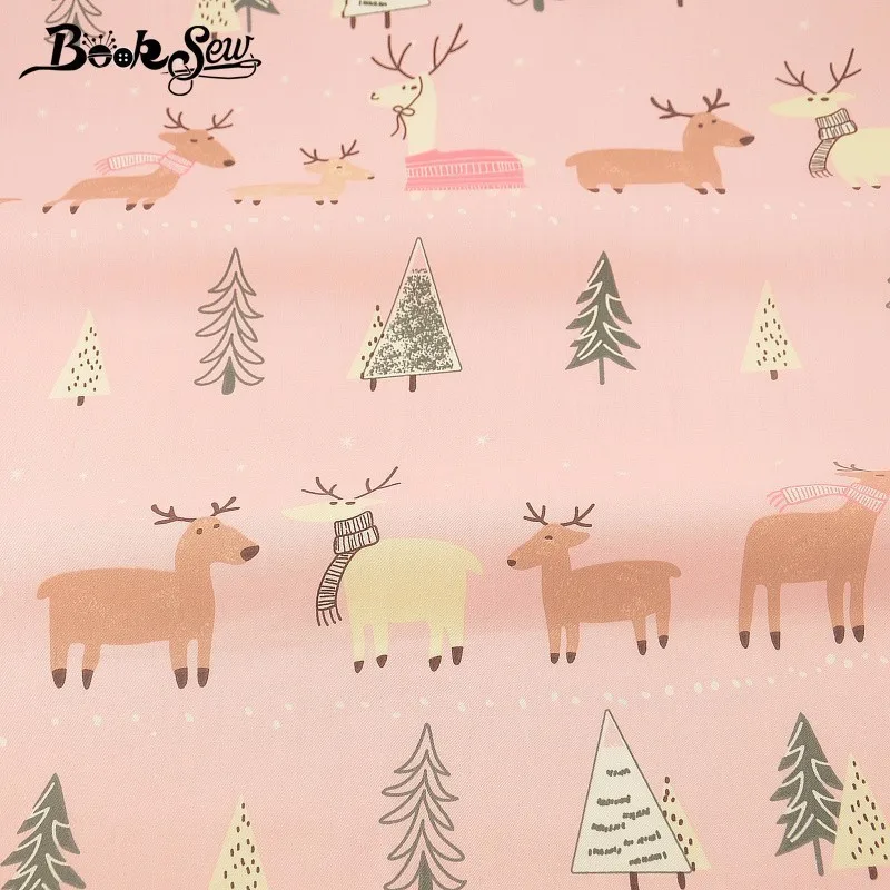 Booksew розовый материал для шитья DIY ткань пэчворка саржевая скрапбукинга