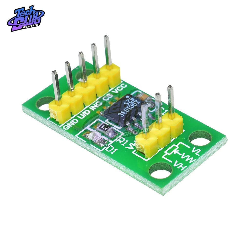Цифровой потенциометр DC3V 5V X9C103S модуль платы для Arduino 10K Span комплект сделай сам