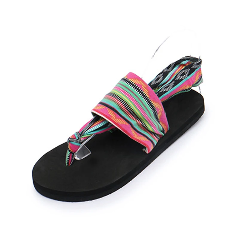 Женская пляжная обувь открытая на плоской подошве высокое качество Новинка лета