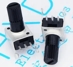 10 шт. x RV09 горизонтальный 12,5 мм вал 5K 10K 50K 100K 0932 регулируемый резистор 9 тип 3Pin уплотнительный потенциометр