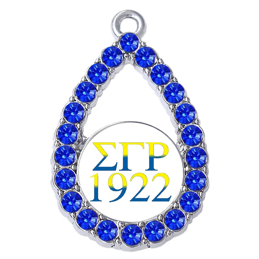 Подвеска с двойным носом греческая буква sigma gamma rho 1922 Очаровательная подвеска
