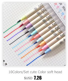 JIANWU 1pc/japan zebra Writing brush Signature pen regular script brush pens Office Supplies