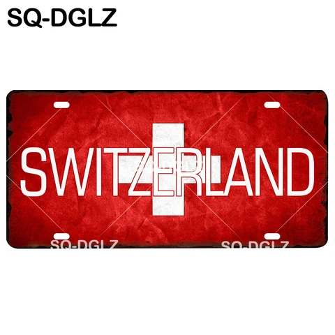 [SQ-DGLZ] Китай/Новая Зеландия/Финляндия/Индонезия/Швейцария/Великобритания/Нидерланды/Норвегия, государственный флаг, металлический знак, таблички для украшения стен