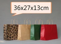 36*13*27cm Print logo bag 4adorable cartoon medium bag Kraft Paper Bag With Handle Jewelry Gift Shopping Bag 500pcs/lot SN1835