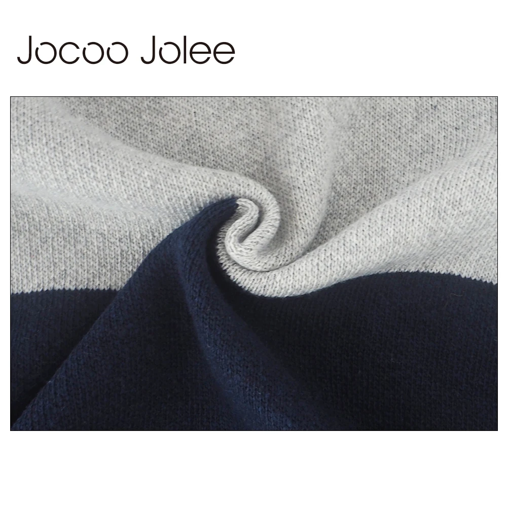 Повседневные длинные вязаные кардиганы Jocoo Jolee Осенний дизайнерский свитер в