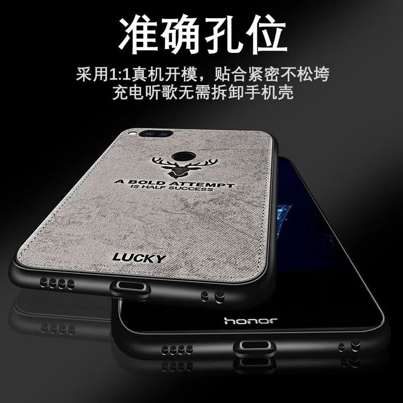 Мода Стенд держатель ткань + силиконовый чехол для huawei Y6 Pro 2017 Y7 Prime 2018 P Smart плюс