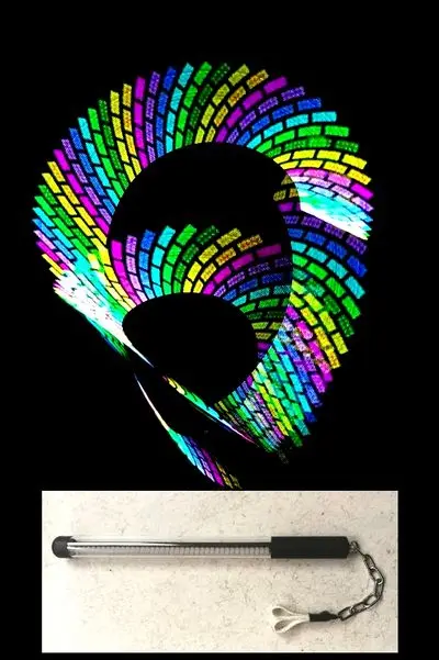 40 led pixelspui 1 палка полноцветный LED nunchakus программируемый спектакль|nunchakus led|poi ledpoi poi |