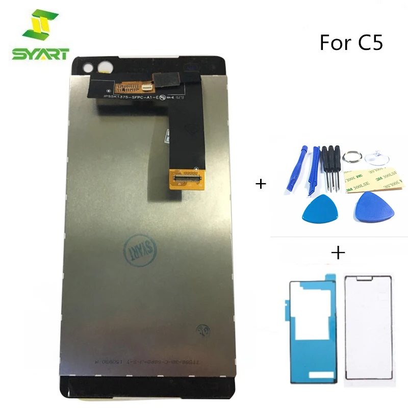 SYART LCDs для Sony Xperia C5 E5563 E5533 E5506 E5553 ЖК дисплей с сенсорным экраном дигитайзер