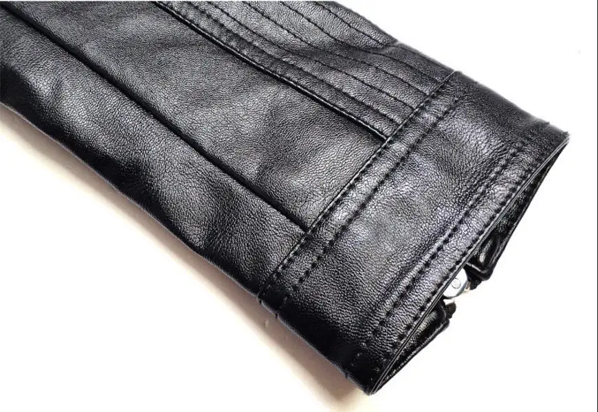 

Brief Fashion Women Tops Jacket Slim Fit Casual Leather Jacket Female Spring New Stand Neck Sexy PU Leather Outwear A5414