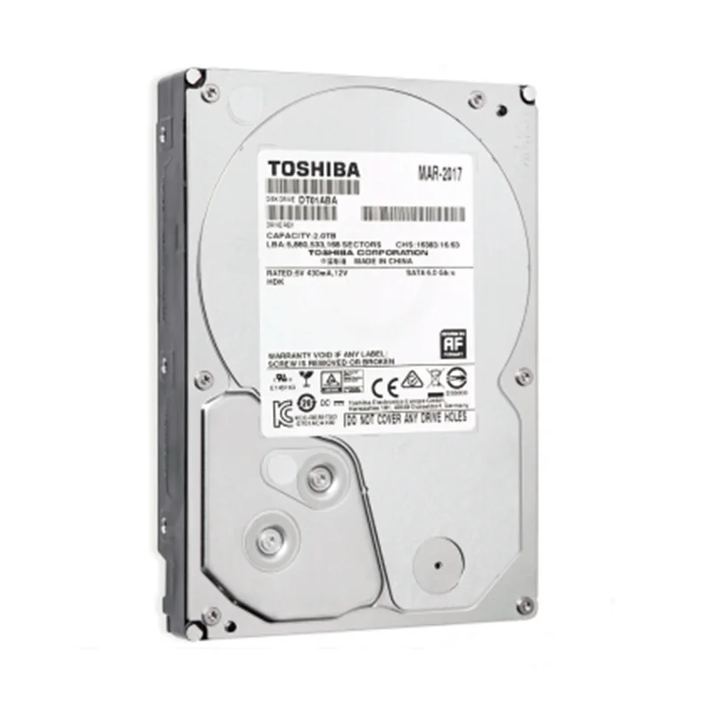 Toshiba HDD HD 2 ТБ 3 5 внутренние жесткие диски дюйма Sata3 для компьютерных мониторов