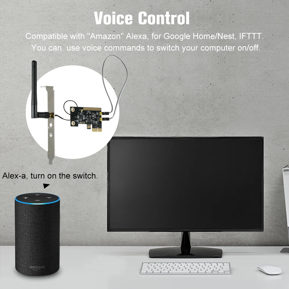 Пульт дистанционного управления eWeLink Mini PCI-e для настольного ПК с поддержкой Wi-Fi |