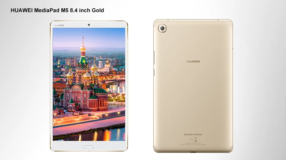 Huawei MediaPad M5 8,4 дюймов, четыре ядра, 4 Гб ОЗУ, 32 ГБ/64 Гб/128 Гб ПЗУ, Wifi/LTE, Android 8,0, 2K ips, 2560x1600, отпечаток пальца, Android 8,0
