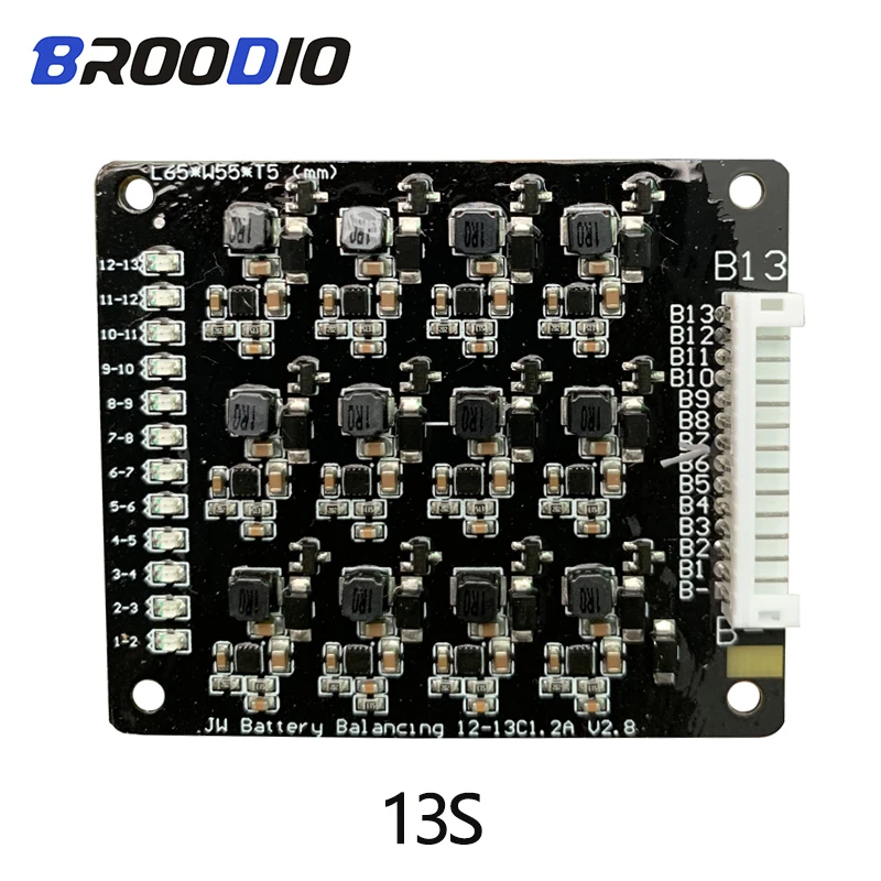 3S 4S 6S 7S 10S 12S 13S 14S 16S 17S BMS 1.2A баланс Lifepo4 LTO литиевая батарея активный эквалайзер