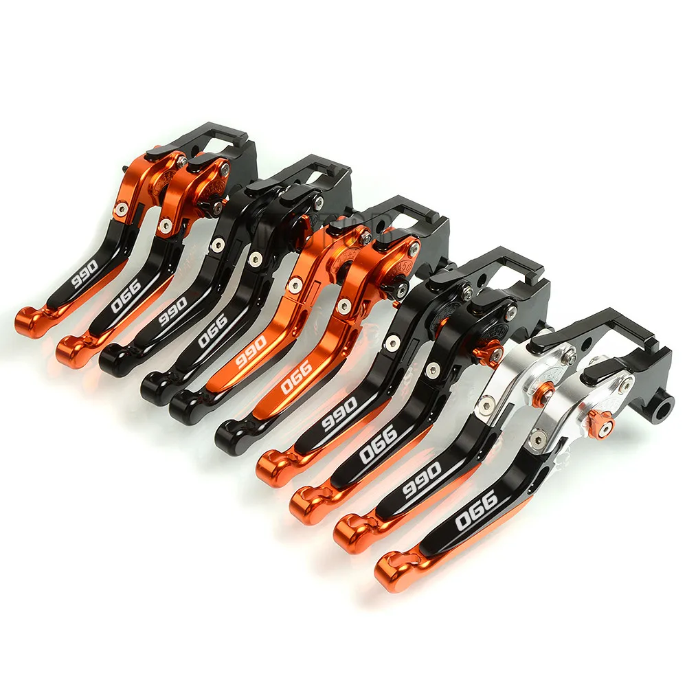 CNC мотоциклетные регулируемые складные рычаги тормозной муфты для 990 Super 2005-2012 2006