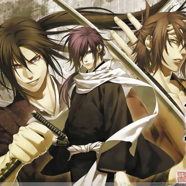 

Hakuouki Anime Hijikata Saitou Okita 23*23CM Square Towel #35939