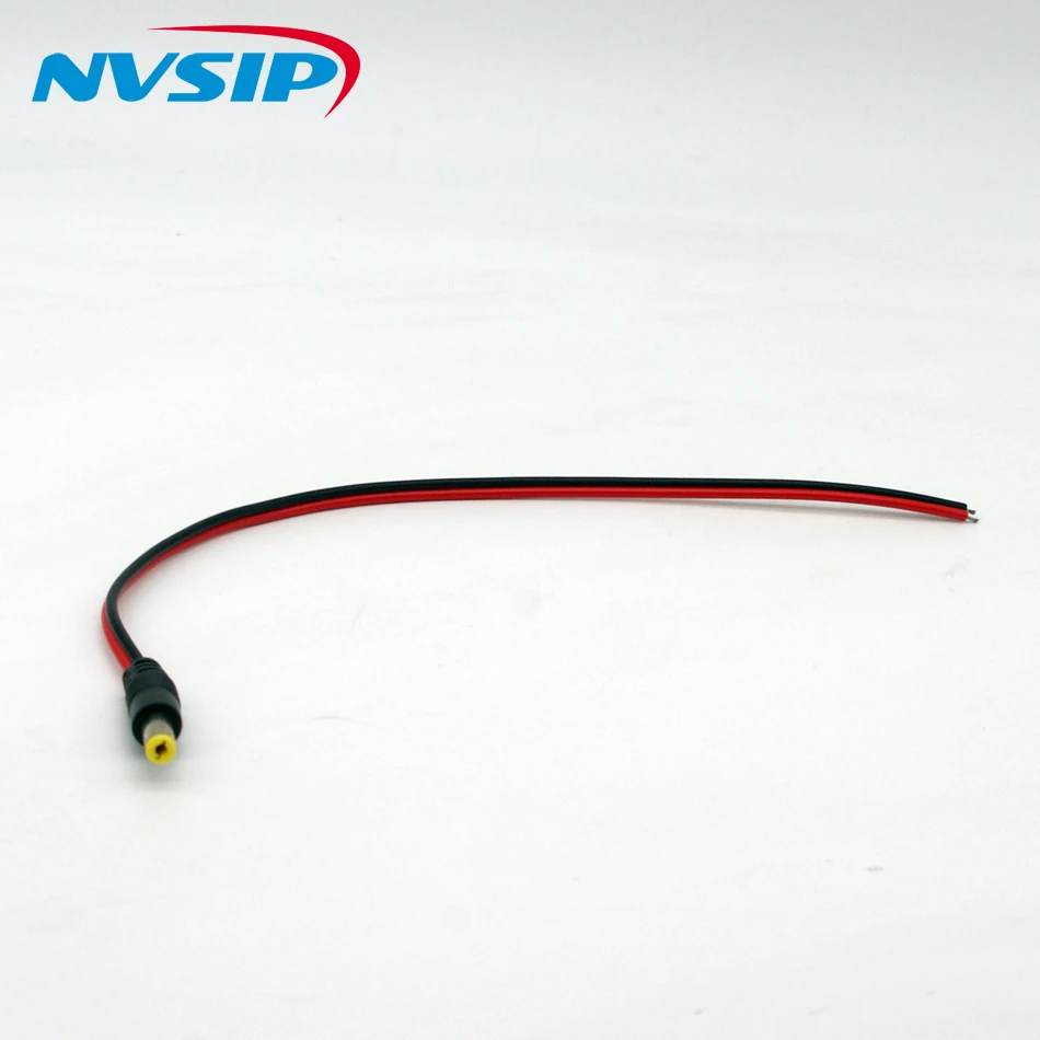 5.5 x 2.1mm DC Power Pigtail Cable POE Camera Supply For CCTV Connector Cord | Transmission &amp Cables