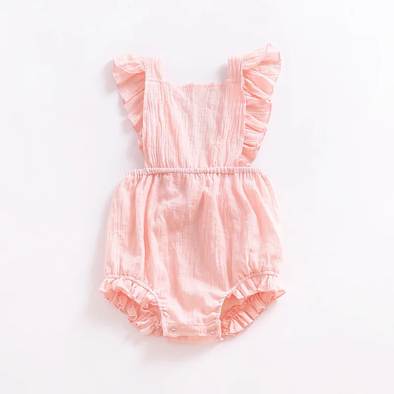 Brand Newborn Baby Girls Onesie Bodysuits Clothing Solid Infant Energetic Jumpsuits Cute Princess Clothes Safe Clever Suits | Мать и