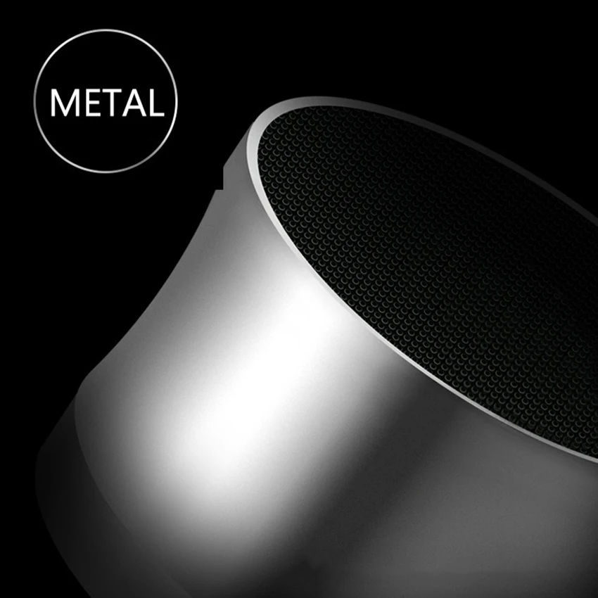 Aimitek металлическая Беспроводная мини портативная Bluetooth колонка алюминиевый бас