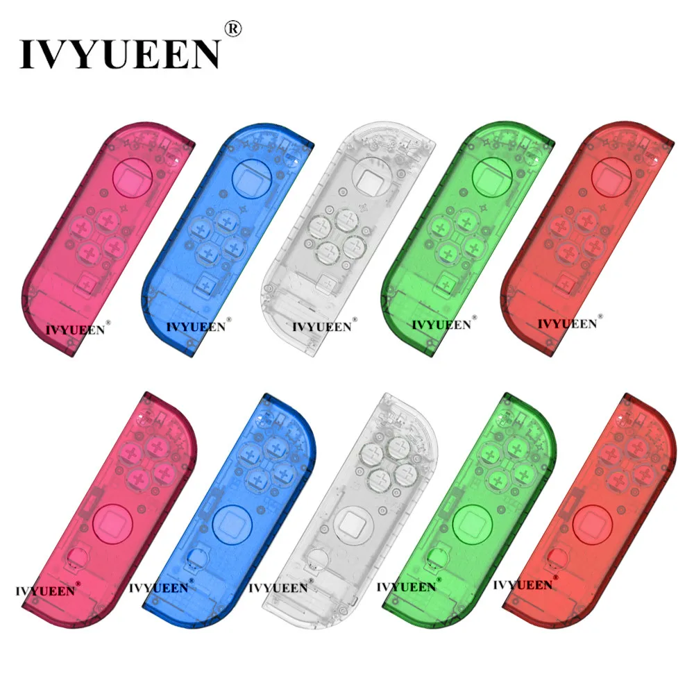IVYUEEN для Joy-con прозрачный корпус для Kind Switch NS JoyCon контроллер DIY замена корпуса оболочка правый левый чехол
