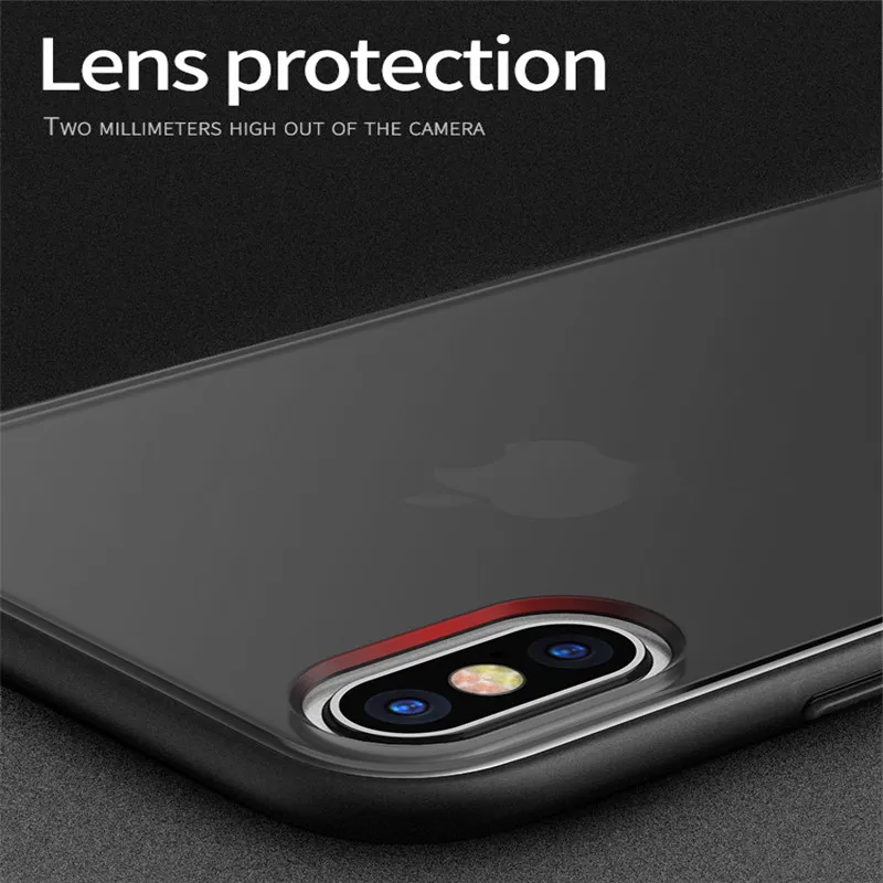 IPAKY Оригинальный чехол для iPhone XS Max XR крышка пластик + ТПУ Гибридный назад телефон