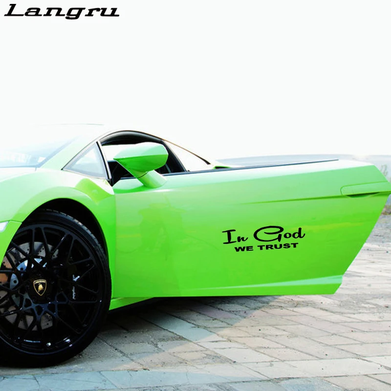 Langru Car Stying In God We Trust христианская религиозная религия с Иисусом автомобиль