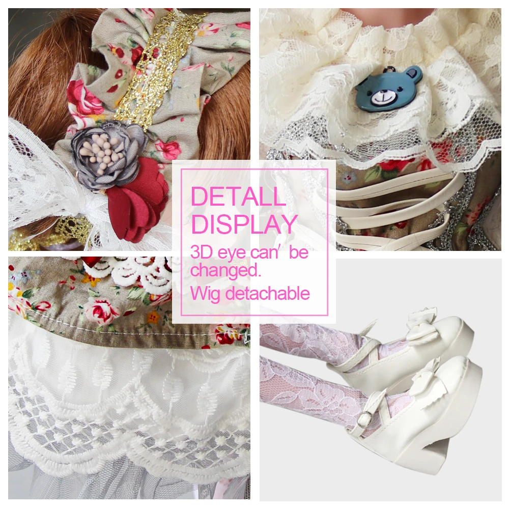 UCanaan/1/3 BJD куклы детские игрушки 19 мячом Соединенных Body с полной аксессуары для