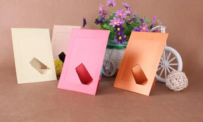10 шт./лот 5 дюймов DIY Цветная бумага фоторамка для фотографий фото J & Y искусство
