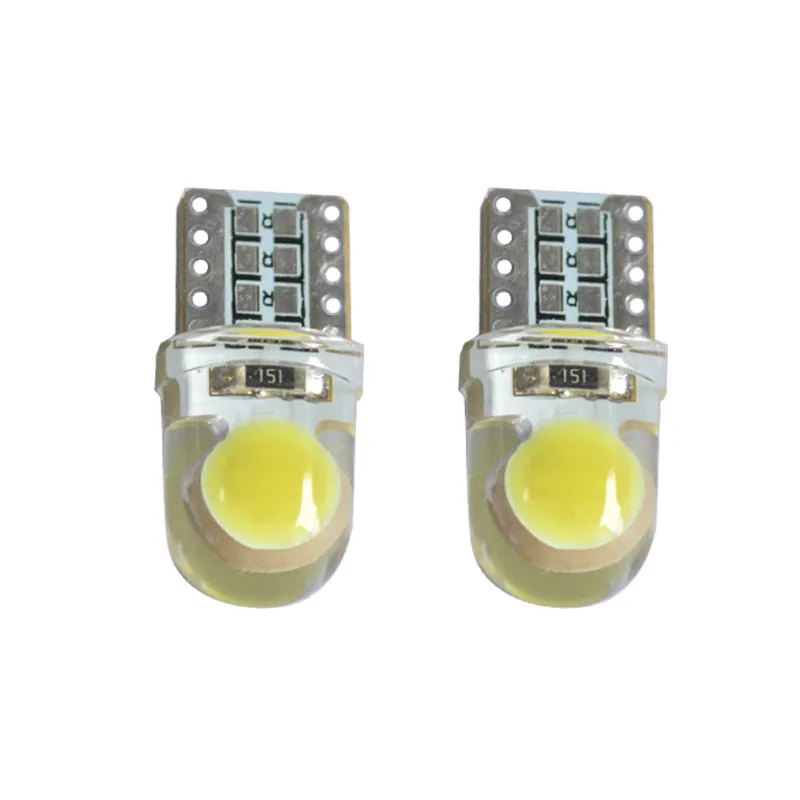 1000 шт. T10 COB LED 40 ма силиконовый чехол приборная лампа номерной знак лампы
