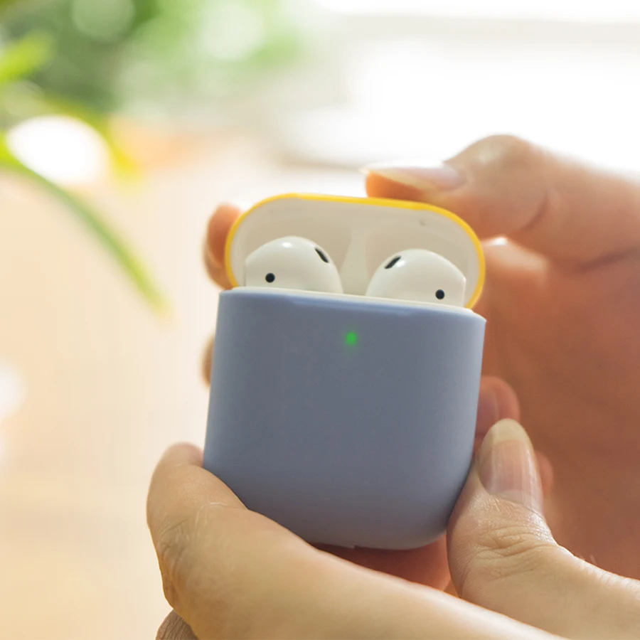 Силиконовый чехол для наушников AirPods 2 беспроводная коробка зарядки защитный