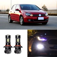 2x canbus type 9005 3030 21smd led drl daytime running fog lights bulbs fit for vw golf 6 2009 2010