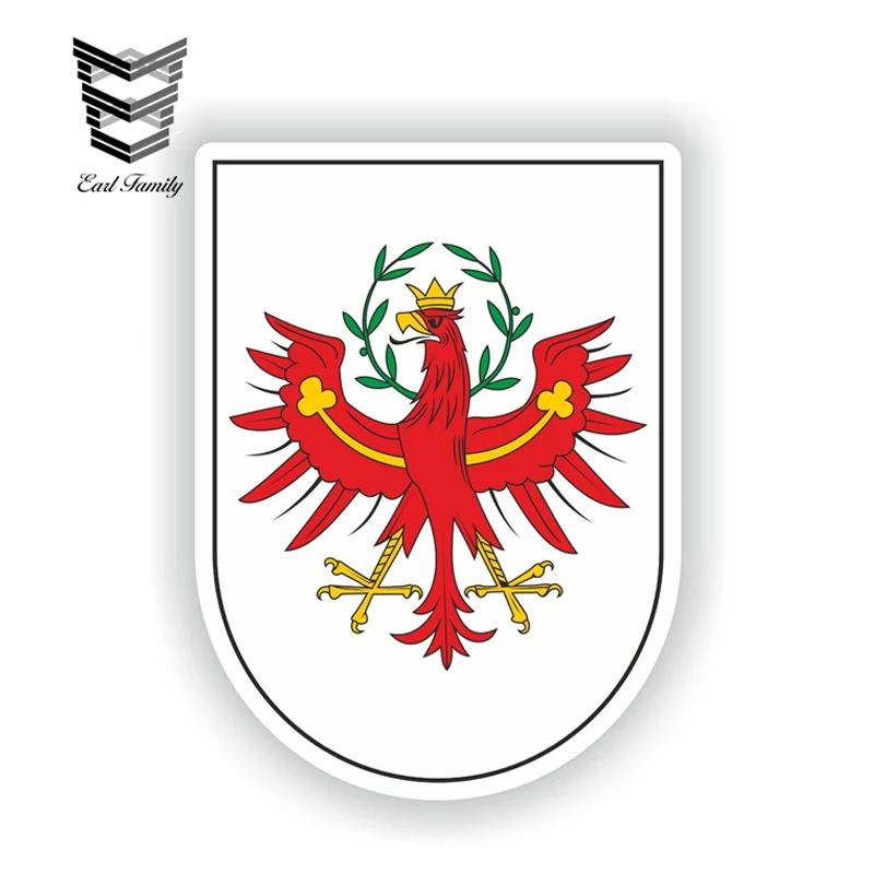EARLFAMILY 13 см x 9 5 автомобиль Стикеры герб из Tirol aвстрийский бампер мотоцикла