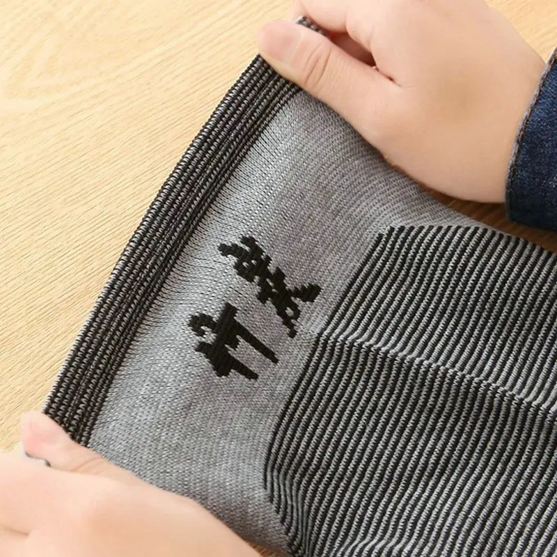 2 шт. бамбуковые вязаные опоры для коленей для снятия боли при артрите, улучшения кровообращения, компрессионные манжеты для тренировок.