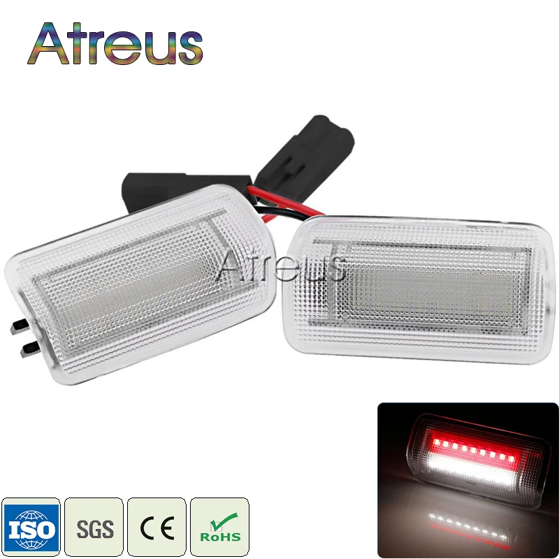 Atreus Автомобильный светодиодный светильник для дверей 12 в белый + красный SMD