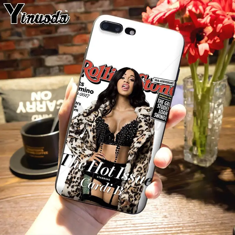 Чехол Yinuoda Cardi B с геометрическим рисунком Лидер продаж Модный Роскошный чехол для