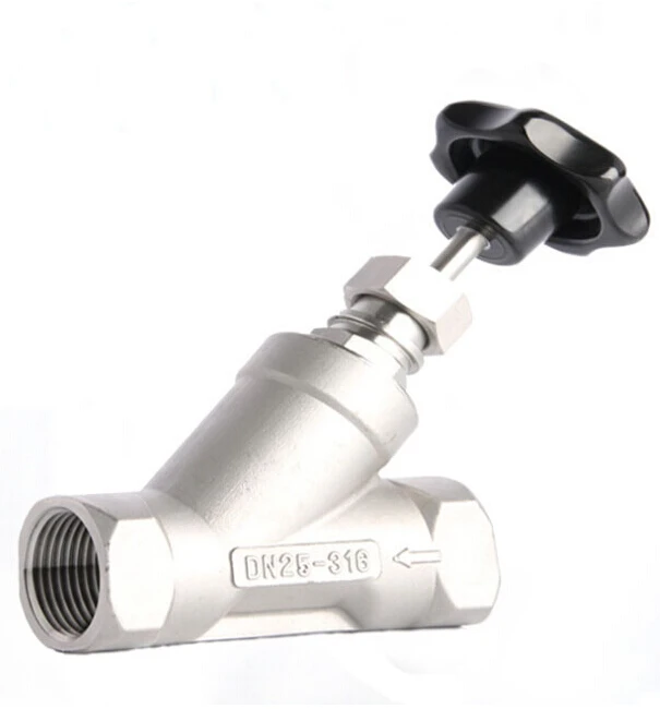 

2 inch 2/2 way Y type manually operated angle seat valve