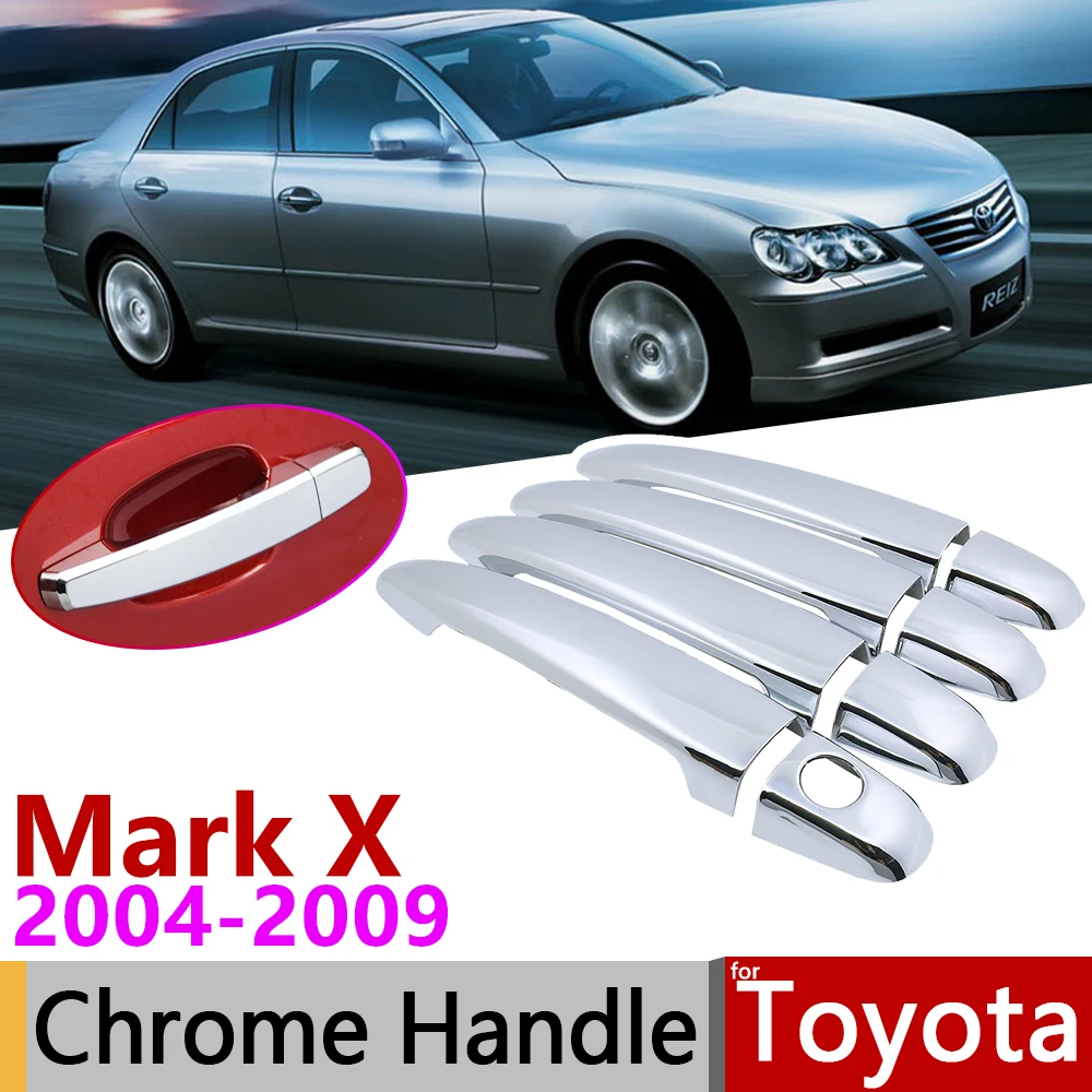 Для Toyota Mark X X120 2003 ~ 2009 хромированная крышка внешней дверной ручки автомобильные