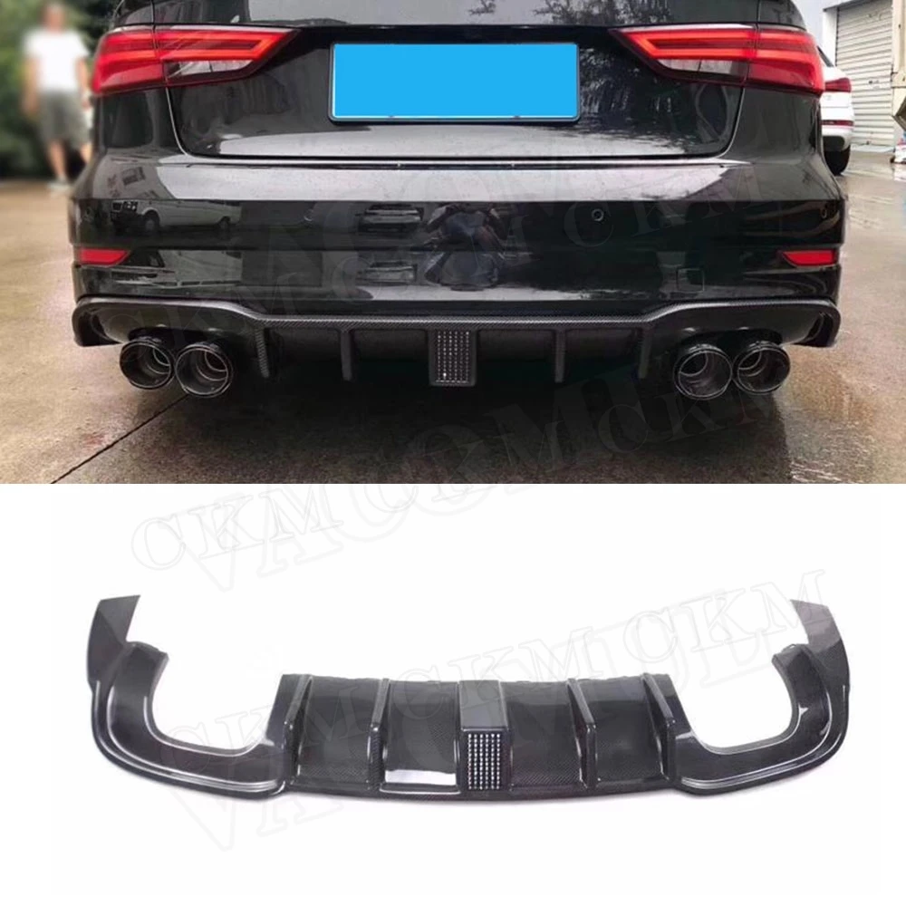 Фонарь из углеродного волокна со светодиодный светильник кой для Audi A3 Sline S3 RS3 2017