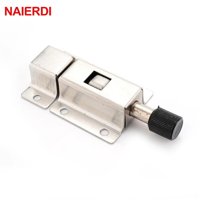 NAIERDI болты для дверей из нержавеющей стали пружинные замок Дверная Цепочка