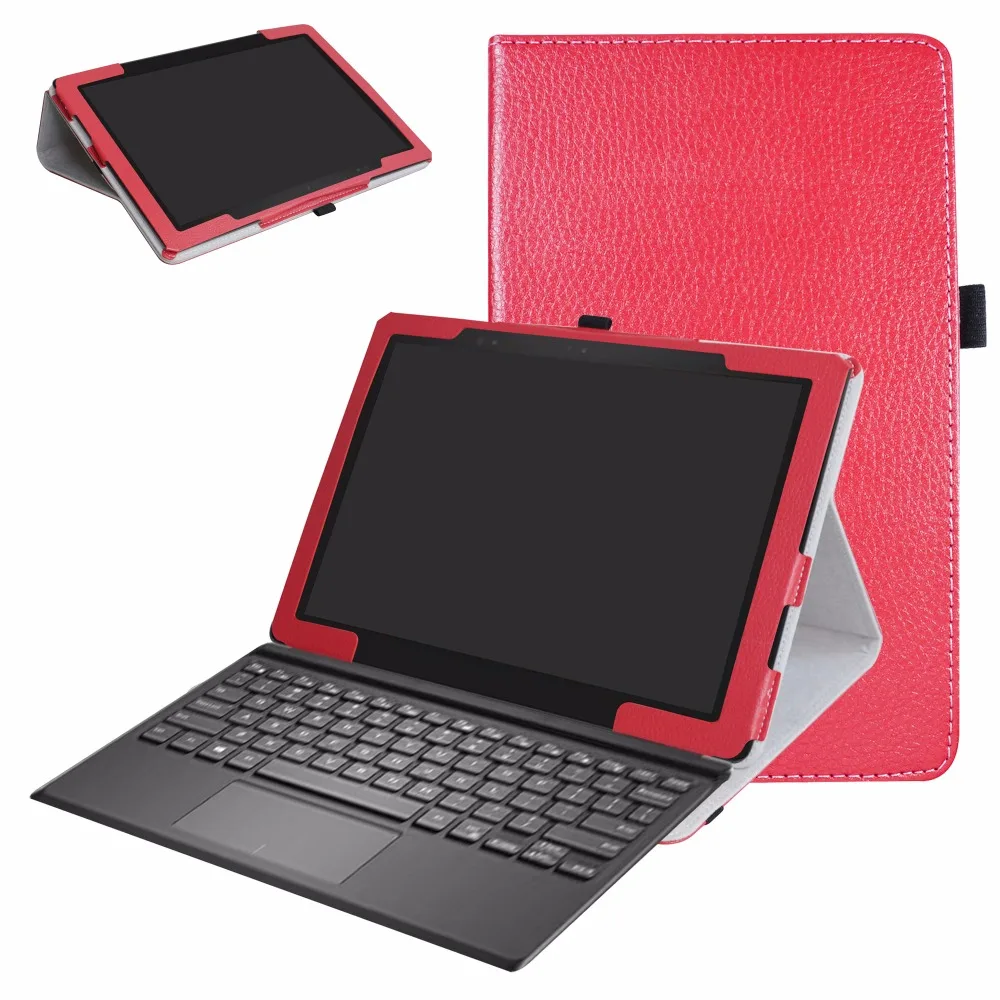 Высококачественный чехол для 12," Dell Latitude 5285 Tablet из искусственной кожи со складной подставкой 2в1
